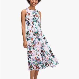 Kate spade fleur nouveau midi dress fit and flare, size 12. Won once